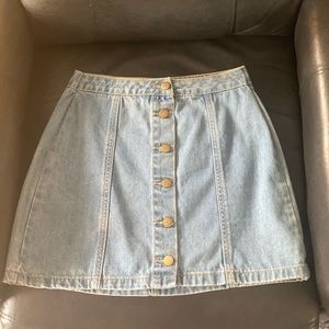 ✨NWOT Real Denim Mini Skirt✨
